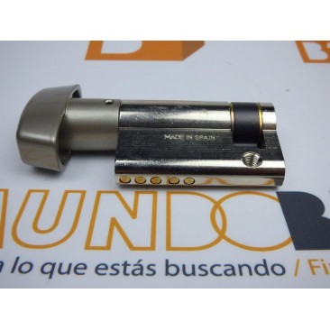 Cilindro TESA 5200 30x10 Niquelado Leva corta BOTÓN
