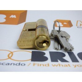 Cilindro TESA 5030 40x40 Latón Leva larga