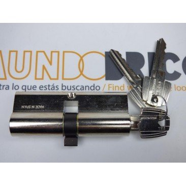 Cilindro TESA 5030 35x35 Niquelado Leva larga