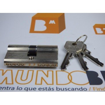 Cilindro CISA C2000 40x50 Niquelado Leva Larga