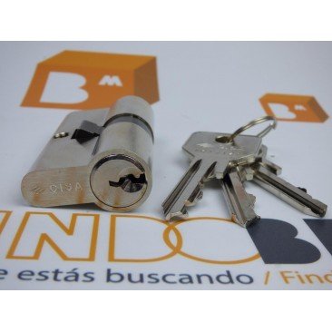 Cilindro CISA C2000 40x50 Niquelado Leva Larga