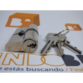 Cilindro CISA C2000 50x50 Niquelado Leva Larga