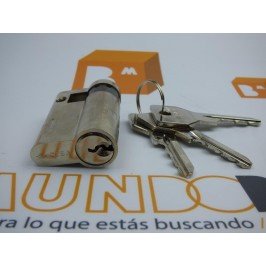 Cilindro CISA C2000 40x10 Niquelado Leva Larga