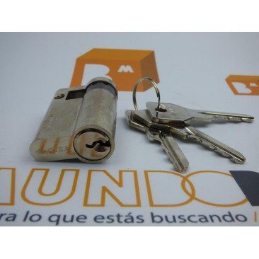 Cilindro CISA C2000 40x10 Niquelado Leva Larga
