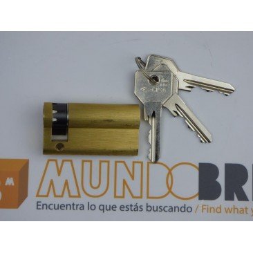 Cilindro CISA C2000 40x10 Latón Leva Larga
