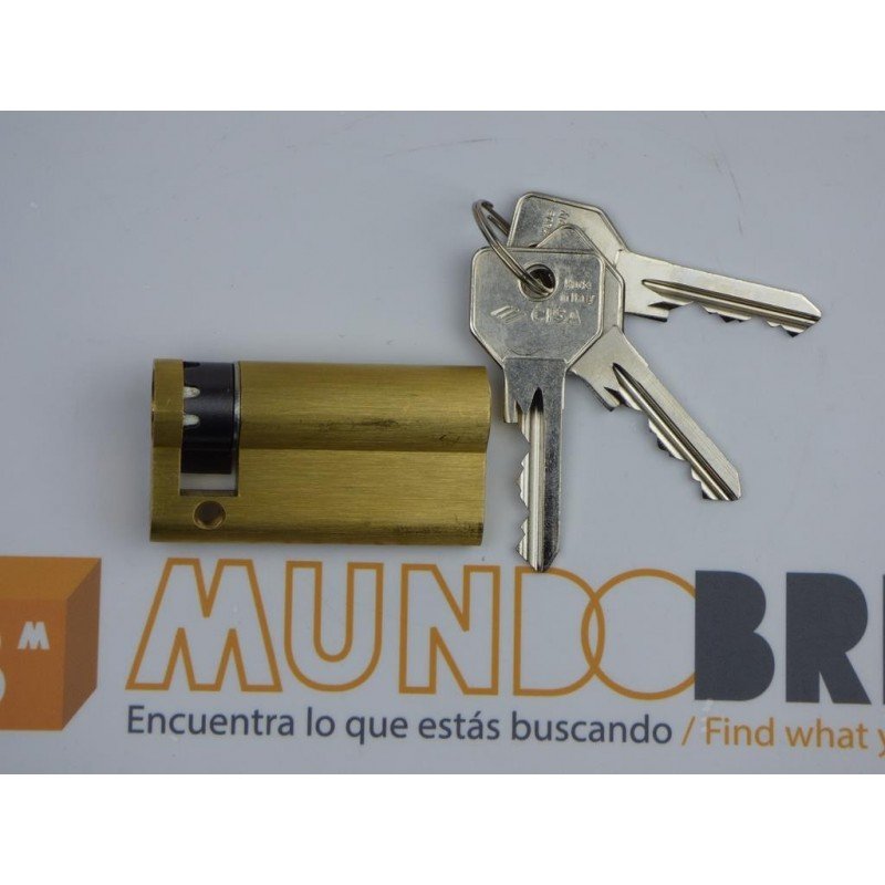 Cilindro CISA C2000 40x10 Latón Leva Larga