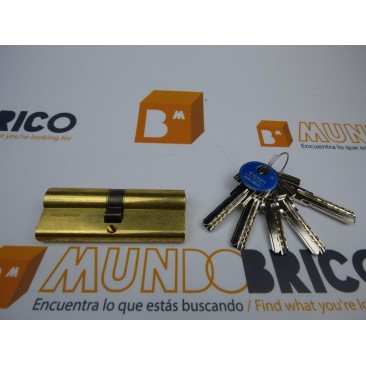Cilindro TESA T-60 40x40 Latón Leva Larga