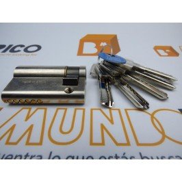 Cilindro TESA T-60 30x10 Niquelado Leva Larga