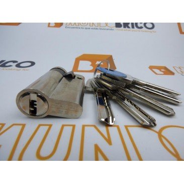 Cilindro TESA T-60 30x10 Niquelado Leva Larga