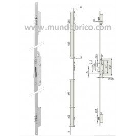 Cerradura 3 Puntos Plus 35/866 Levi