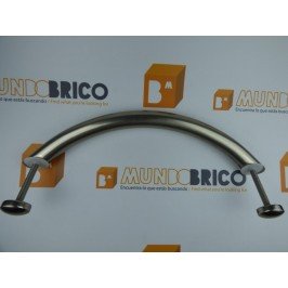 Tirador Individual ARCO DESPLAZADO 350 Anodizado Inox 