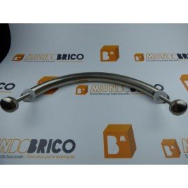 Tirador Individual ARCO DESPLAZADO 350 Anodizado Inox 