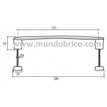Tirador individual TAURUS 350 de JULCAR Blanco