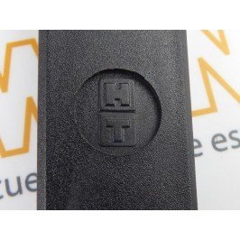 Cierre embutido E4PS HT DERECHO Negro serie normal