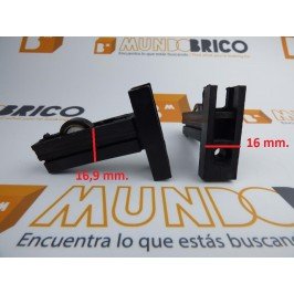 Rueda serie diamante Nylon 1 rueda negra