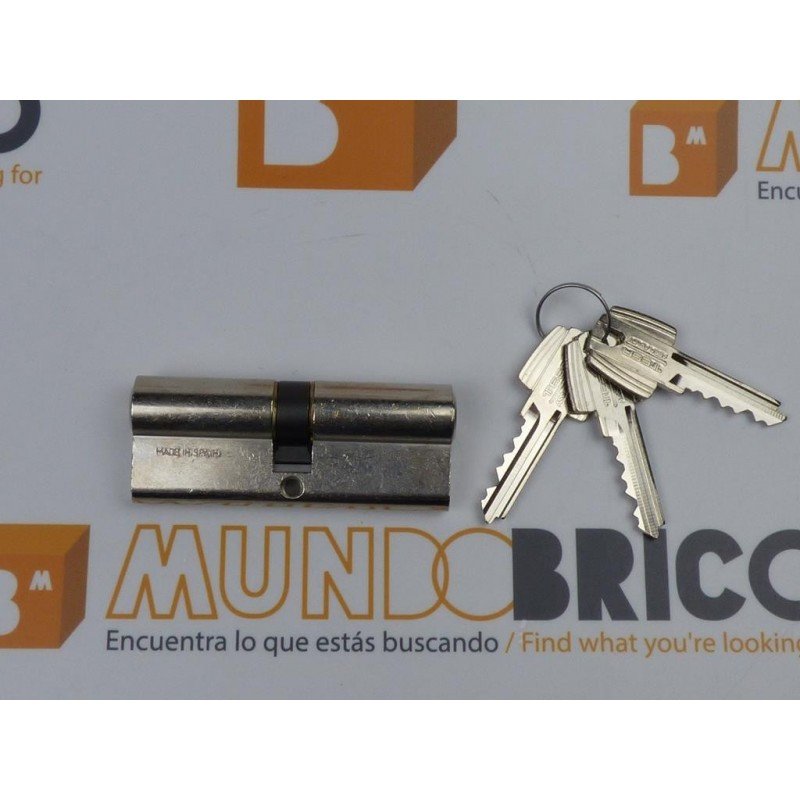 Cilindro TESA 5200 50x50 Niquelado Leva corta Cilindro TESA 5200 50x50 Niquelado Leva corta