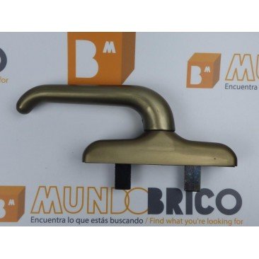 Manilla ventana practicable iris luxe san antonio bronce