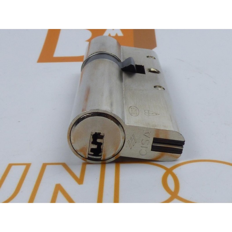 Cilindro CISA Astral SICUR 30x60 Niquelado Leva corta Cilindro CISA Astral SICUR 30x60 Niquelado Leva corta