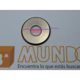 Embellecedor de mirilla Niquel Negro 680/1
