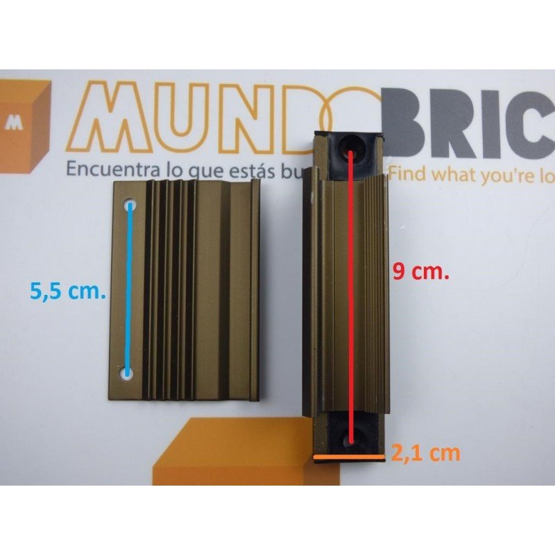 Cierre de corredera 4042 Lateral Superior Bronce