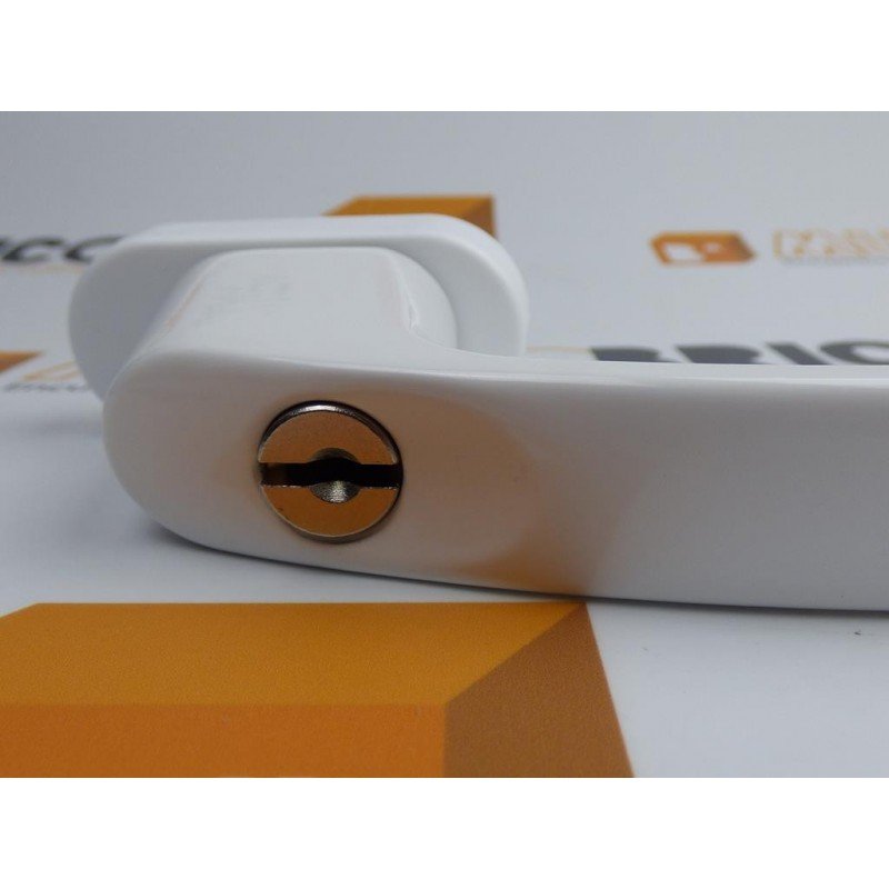 Manilla o cremona PVC con LLAVE PLUTON Blanco