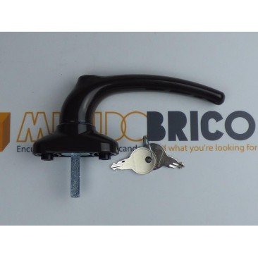 Manilla o cremona con LLAVE PVC M-73 Marrón