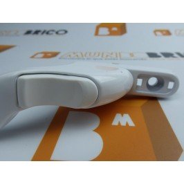 Manilla o cremona PVC ACODADA Derecha Blanco