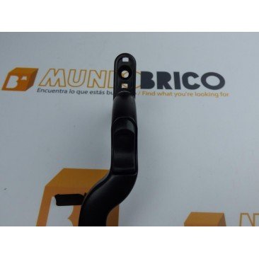 Manilla o cremona PVC ACODADA Izquierda Negro