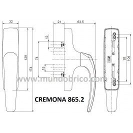 Cremona practicable 865.2 BLANCA de SAVIO-FINESTRA