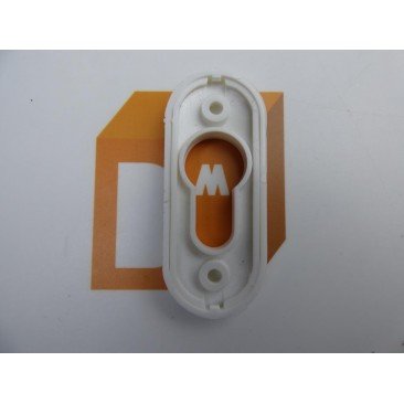 Embellecedor Ovalado Doble BLANCO Nylon
