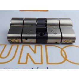 Cilindro TESA T-70 40x40 Niquelado Leva larga DOBLE EMBRAGUE