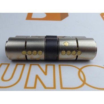 Cilindro TESA T-70 40x40 Niquelado Leva larga DOBLE EMBRAGUE