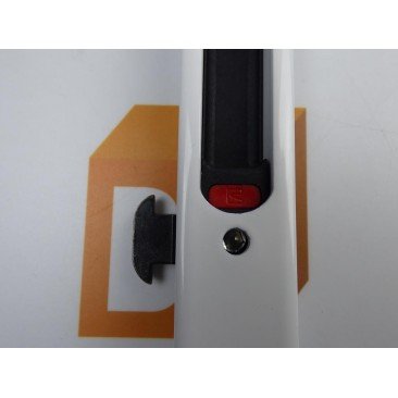 Cierre embutido 3025 (2P) IZQUIERDO Blanco serie europea