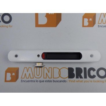 Cierre embutido 3020 (muelle) DERECHO Blanco serie europea